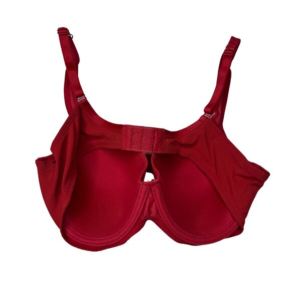 ⭐ NWT Fit Fully Yours Jacquard Stripe Bra • Red • Multi-Size Listing ⭐ - Picture 2 of 7